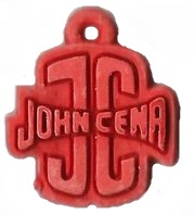 Wrestling 2005 -- Anhänger John Cena - rot - zum Schließen ins Bild klicken
